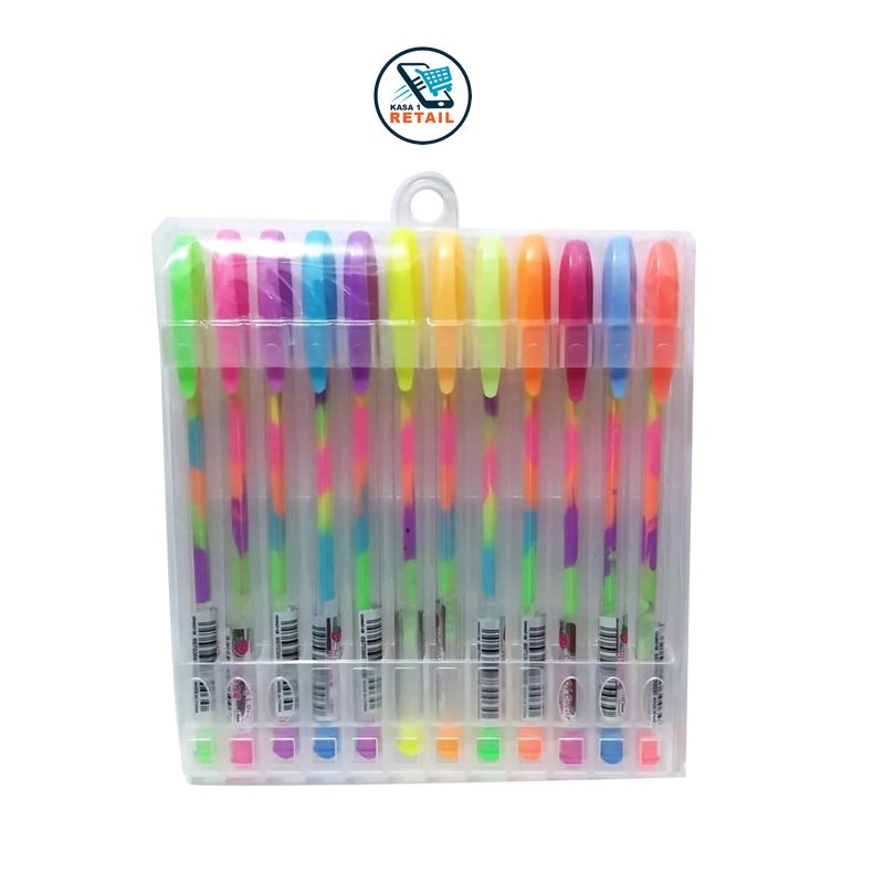 

Pulpen Glitter Pen Pelangi Anak Sekolah SD / SMP / SMA