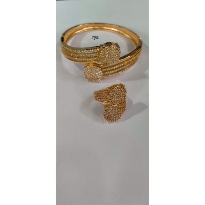 set gelang cincin berat 10 gram