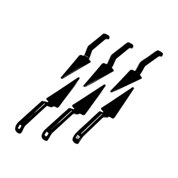 ACE Krischef Set 6 Pcs Sendok Saji Kue - Hitam