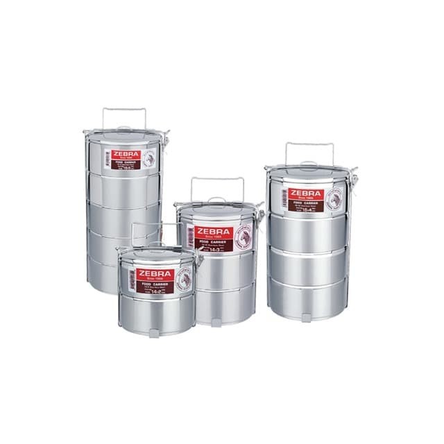 Rantang Stainless Steel 4 Susun 14CM Zebra 150144