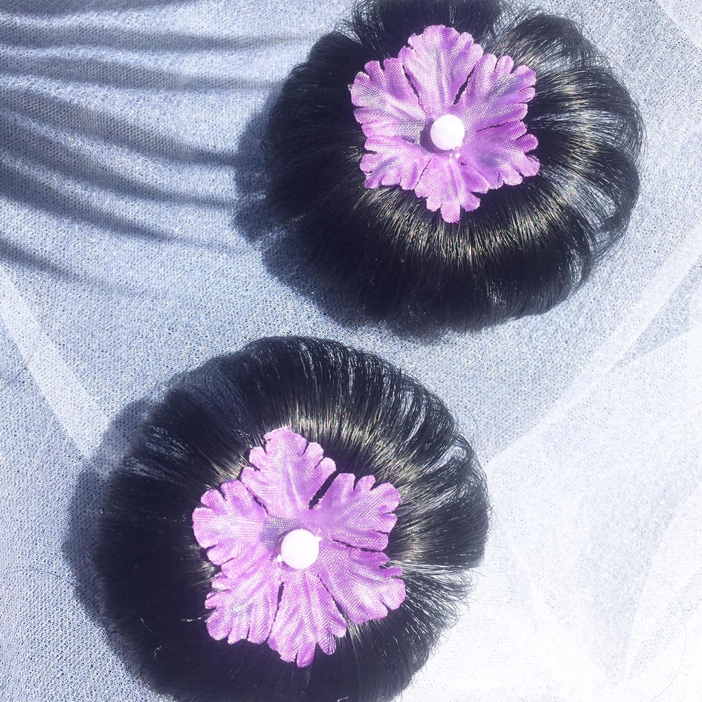 Jepit Rambut Palsu by SV Jepit Rambut Anak Perempuan Bayi Korea Fun Bun Cepol Sanggul Anak Hairclip