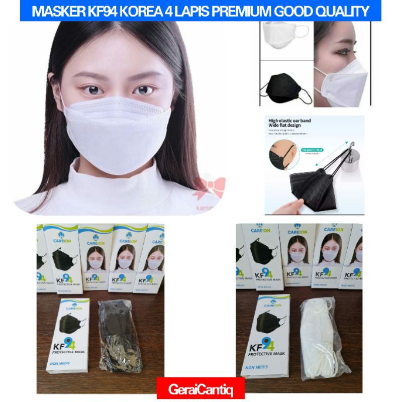 MASKER KF94 KF 94 KOREA 4 LAPIS PREMIUM GOOD QUALITY ISI 10PCS