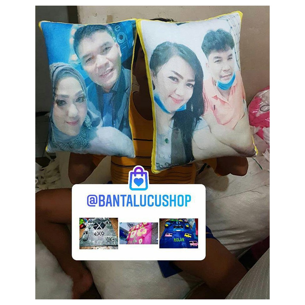 Bantal foto Custom 30x40 cm Fullprint