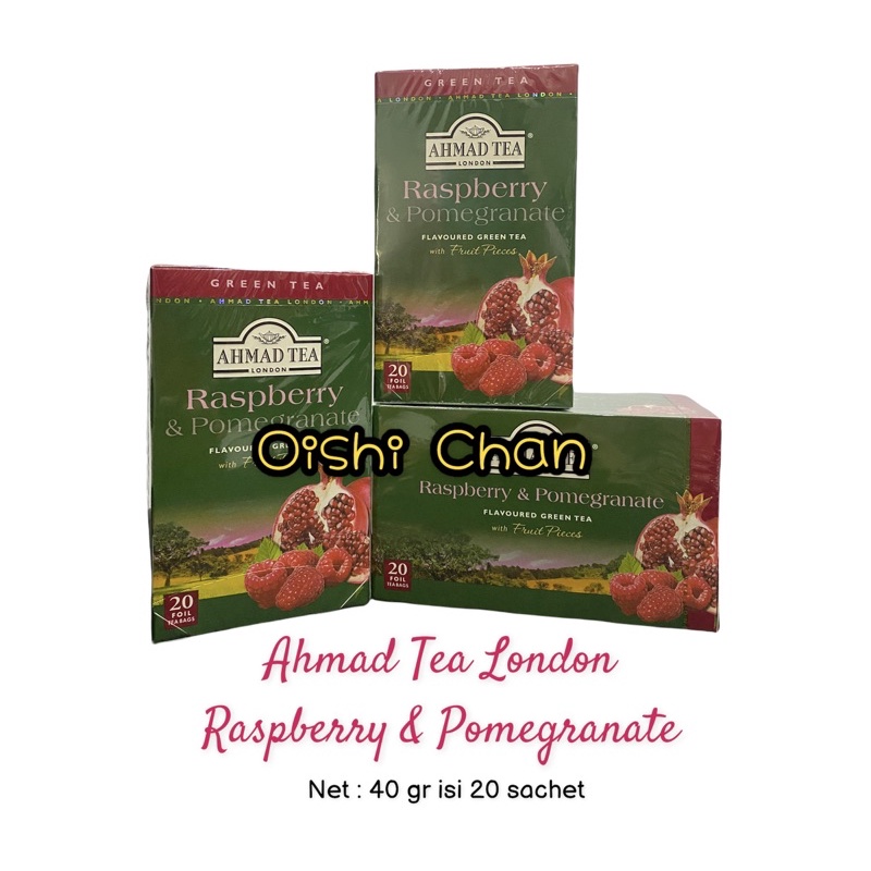 

Ahmad Tea Raspberry Pomegranate - 40gr