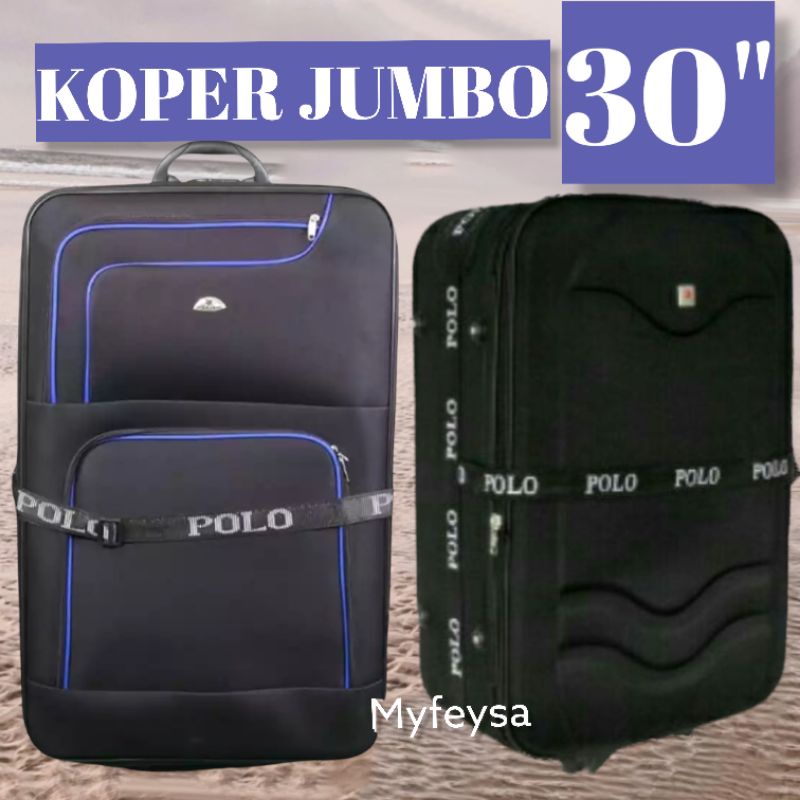 Koper 35/30 inch Koper Terbesar Travel bag Koper Bagasi Koper Travel Umroh Haji Koper Bahan Expand E