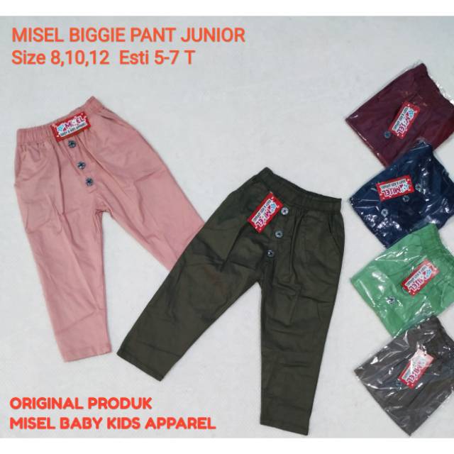Misel Bigie Pants Junior 5 7 Tahun Grosir  Celana  Panjang  