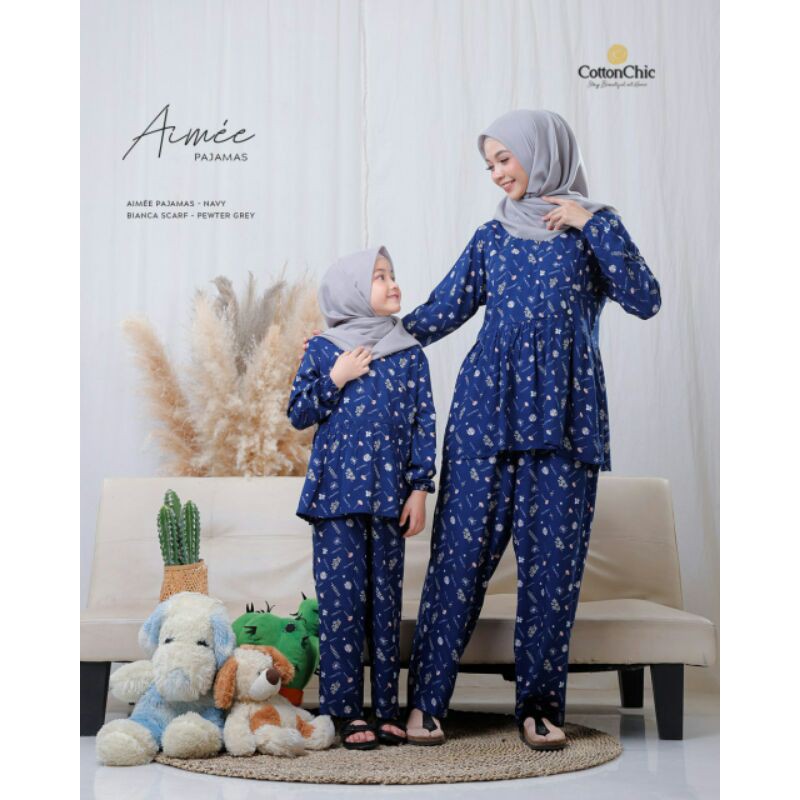 COTTON CHIC - AIMEE PAJAMAS/PIYAMA CELANA/PIYAMA PANJANG/BAJU TIDUR ANAK/BAJU TIDUR CELANA