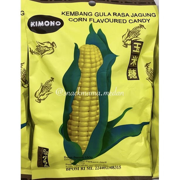 

PERMEN JAGUNG KIMONO 150GR / CORN CANDY