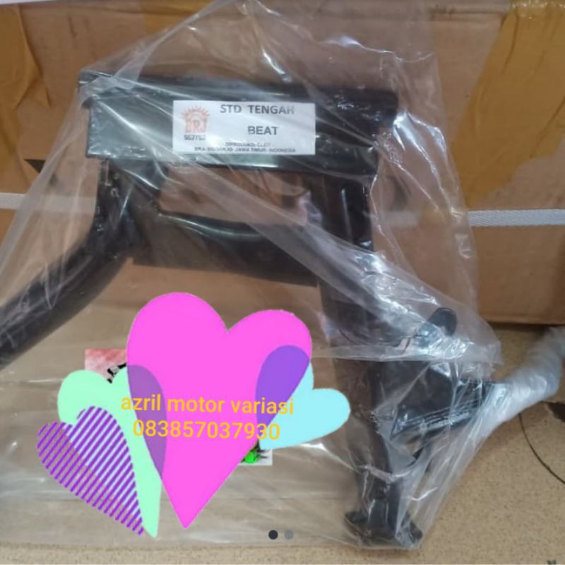 Standat  Jagang Tengah Beat Hitam Tebal/Standar Tengah Model Original Murah