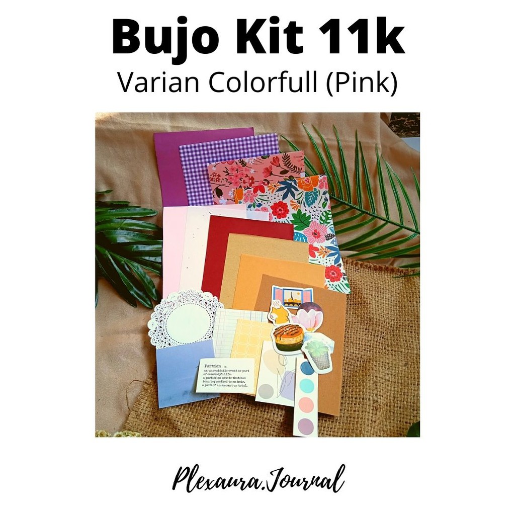 

Bujo Kit scrapbook kit colorfull 11k plexaura journal Scrapbook bogor