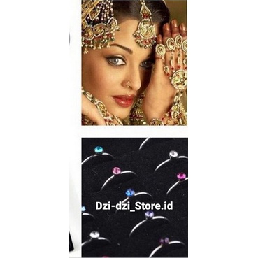 Nath | nath jepit termurah | anting hidung | aksesoris india | perhiasan india | Anting jepit hidung