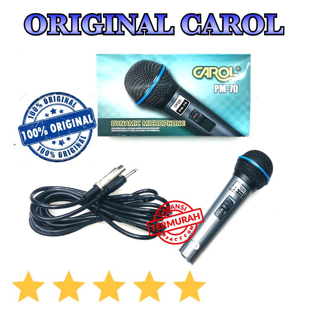 MIC KARAOKE CAROL PM70 ORIGINAL