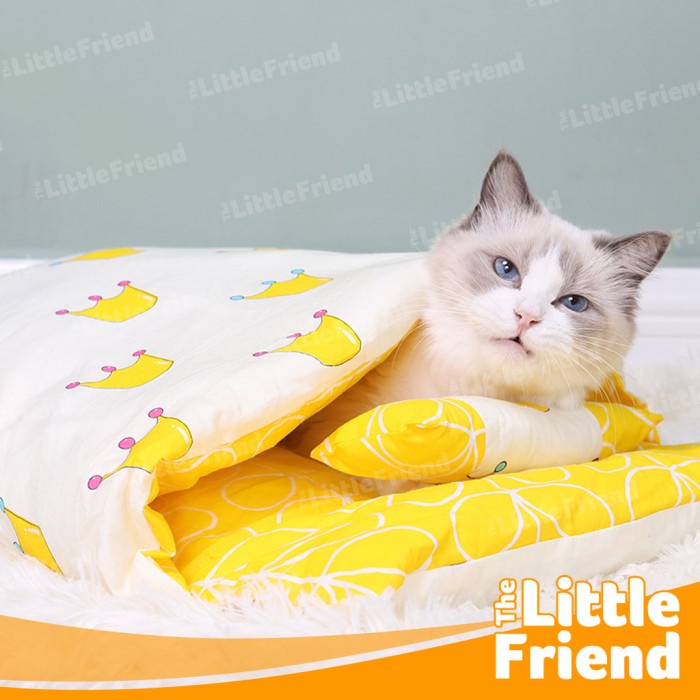 Tempat Tidur Kasur Hangat Kucing Anjing Hewan Japanese Style Cover Bed