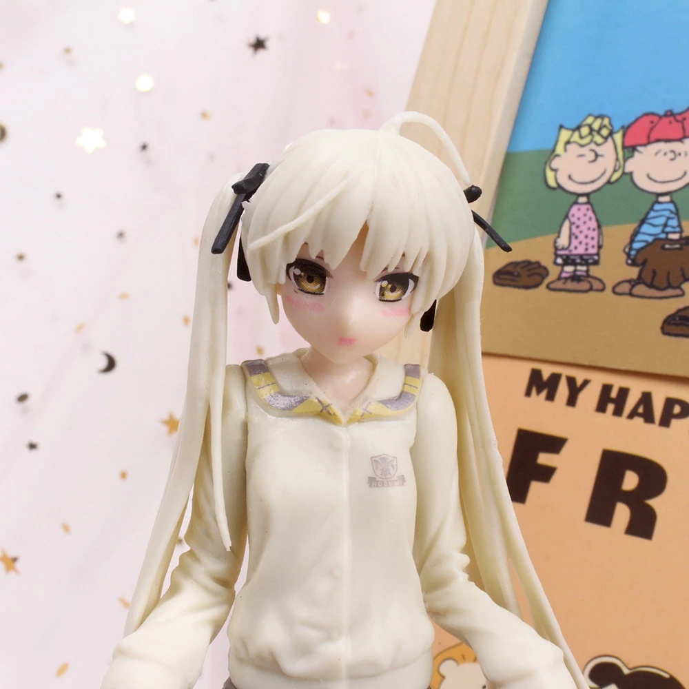 QUINTON Collectible Kasugano Kimono Anime Model Toys Yosuga no Sora Girl Figure Cake Decorations Standing Posture PVC Lovely for Gift Action  Figures