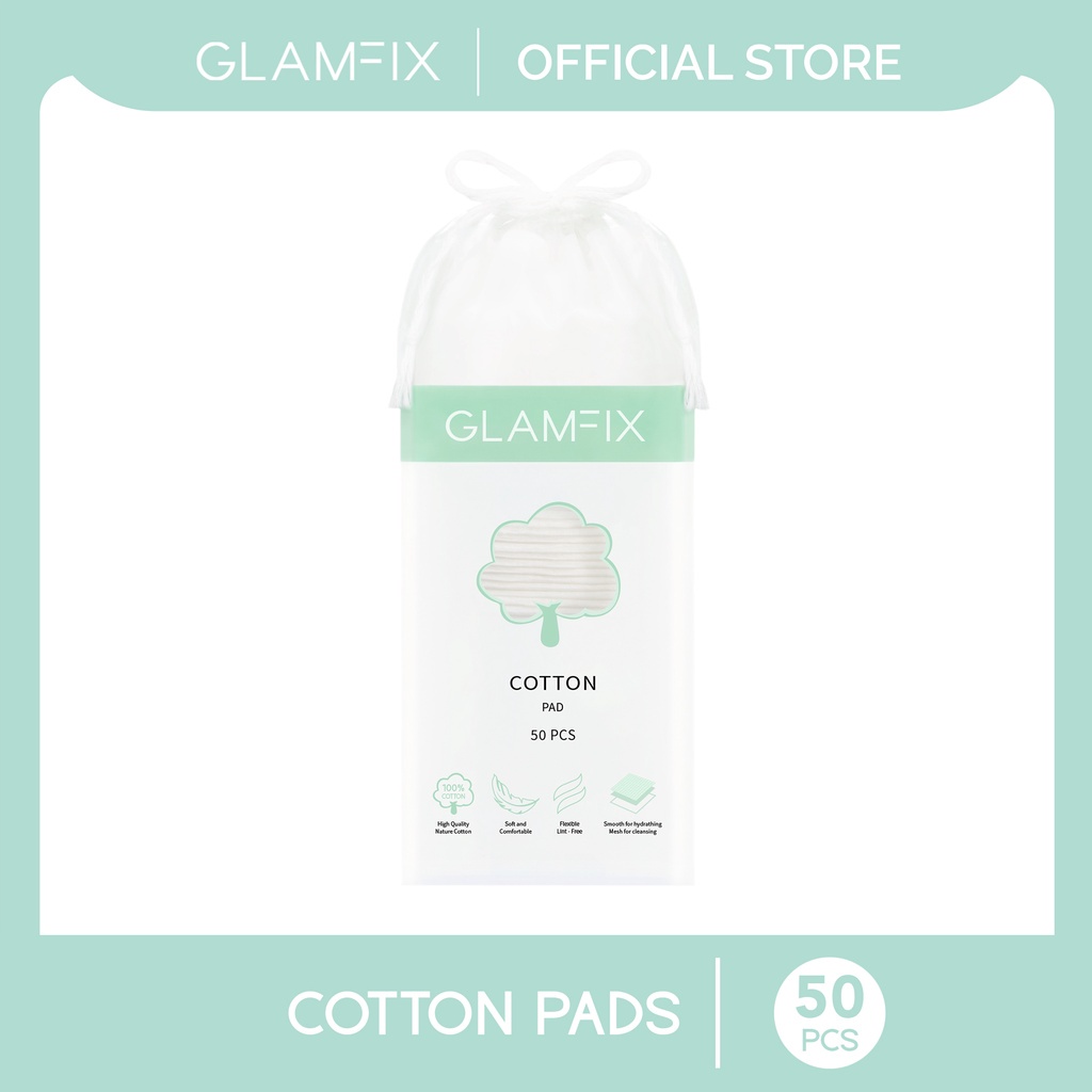 Jual Glam Fix Cotton Pads 50 pcs Shopee Indonesia
