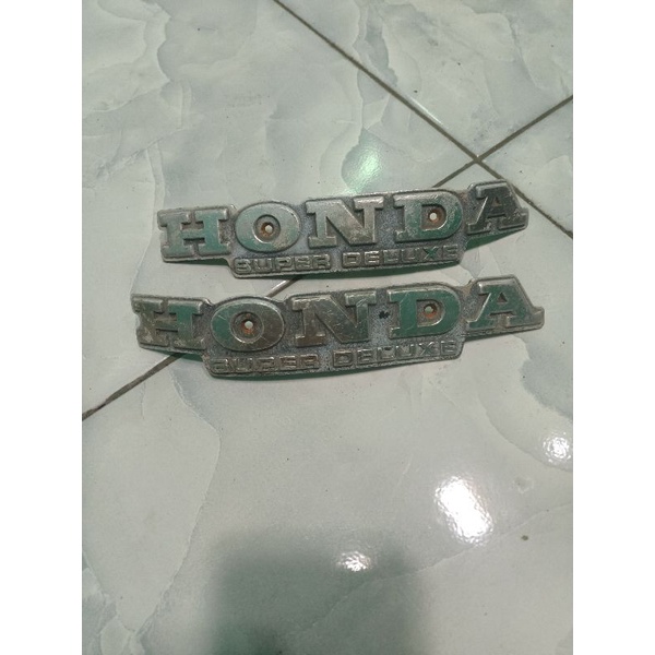 emblem tangki tengki ori copotan honda  gl100 gl 125