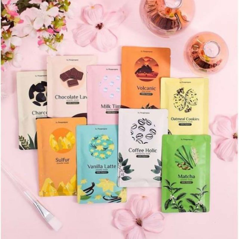 MASKER POUPEEPOU BPOM HALAL/PRODUK POUPEEPOU/MASKER WAJAH/WASH OFF MASK