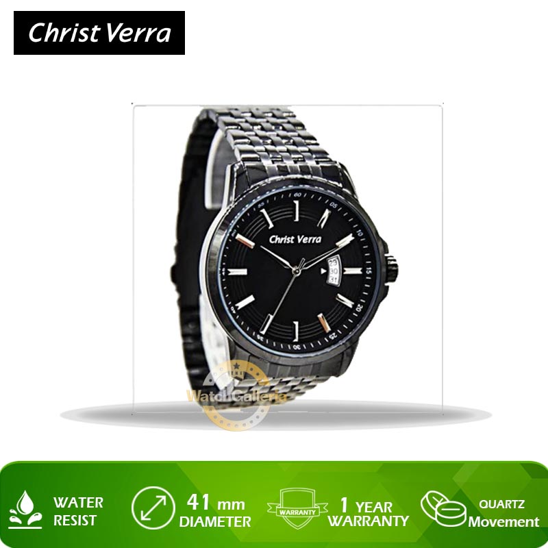 Jam Tangan Christ Verra CV 71110G-16 BLK Original Murah