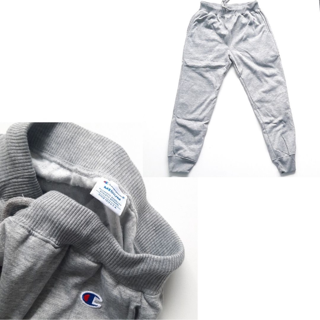 Champion Jogger Pants Basic Logo / Celana Jogger Champion Original Pria Wanita