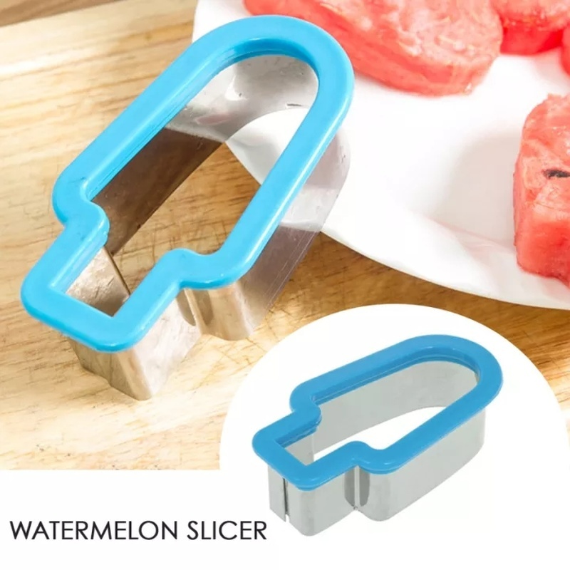 Cetakan Bentuk Es Krim Semangka / Melon / Buah / Kue Multifungsi Bahan Stainless Steel