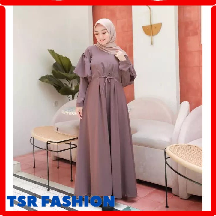 mauren dress/baju gamis terbaru/dress murah/dress terbaru 2029