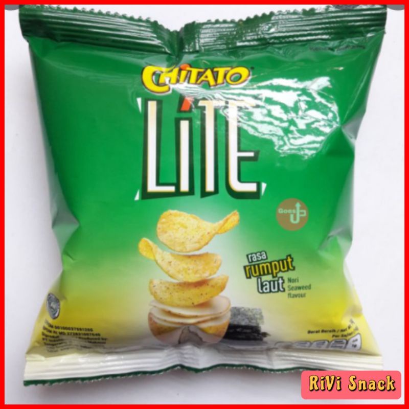 BIJIAN CHITATO LITE KERIPIK KENTANG RASA RUMPUT LAUT 14 GRAM