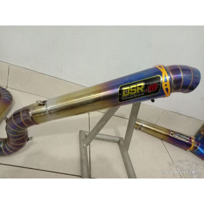 KNALPOT DSR_10 KIDAL COBRA FOR VIXION NEW/VIXION OLD/R15V2/R15 V3/VIJAR/SATRIA FU/SONIC/CB150