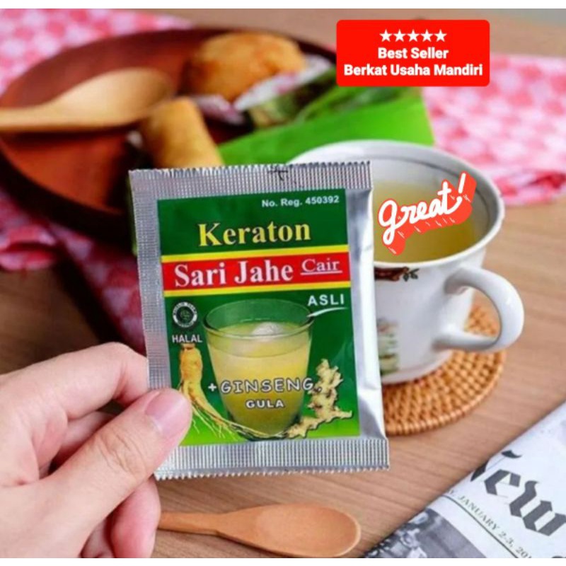 Sari Jahe Keraton isi 12 sachet Terlaris termurah &amp; Garansi 100% Ori