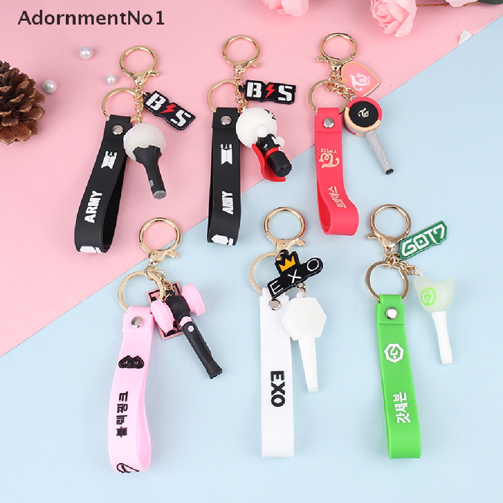 (AdornmentNo1) Gantungan Kunci Desain Kpop BTS TWICE NCT EXO BLACKPINK GOT7