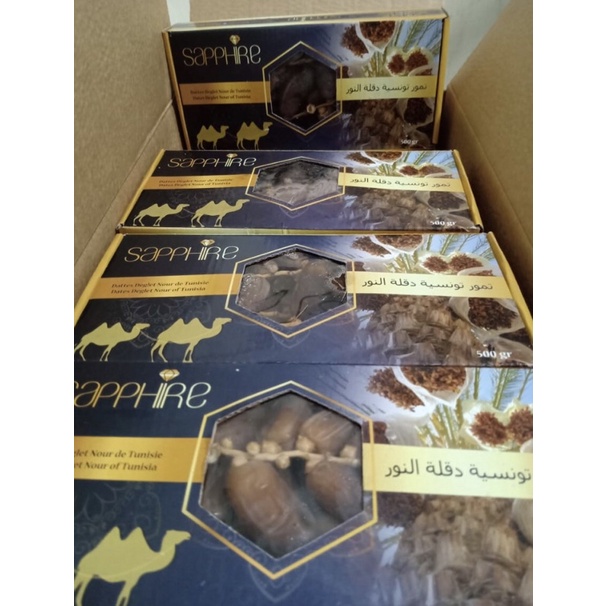

Kurma Tunisia tangkai 500gr premium merk saphire