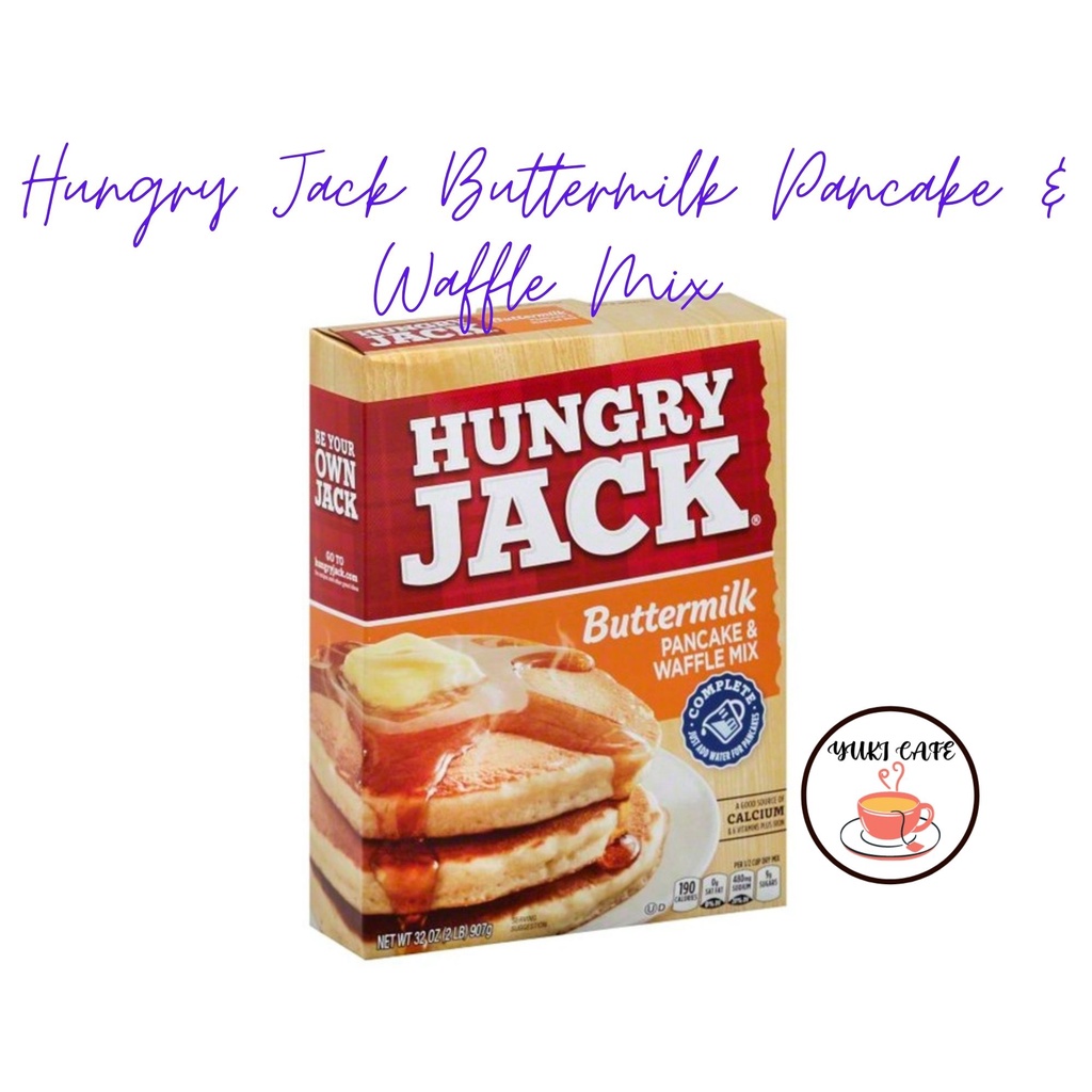 

TEPUNG PANCAKE & WAFFLE - HUNGRY JACK BUTTERMILK PANCAKE & WAFFLE MIX
