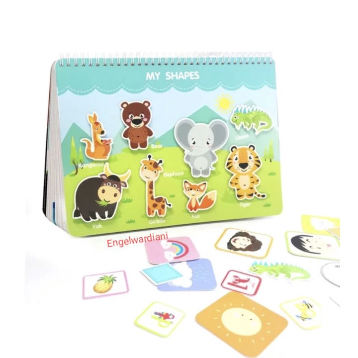 busy book / activity book toddler / buku paud / buku edukasi anak