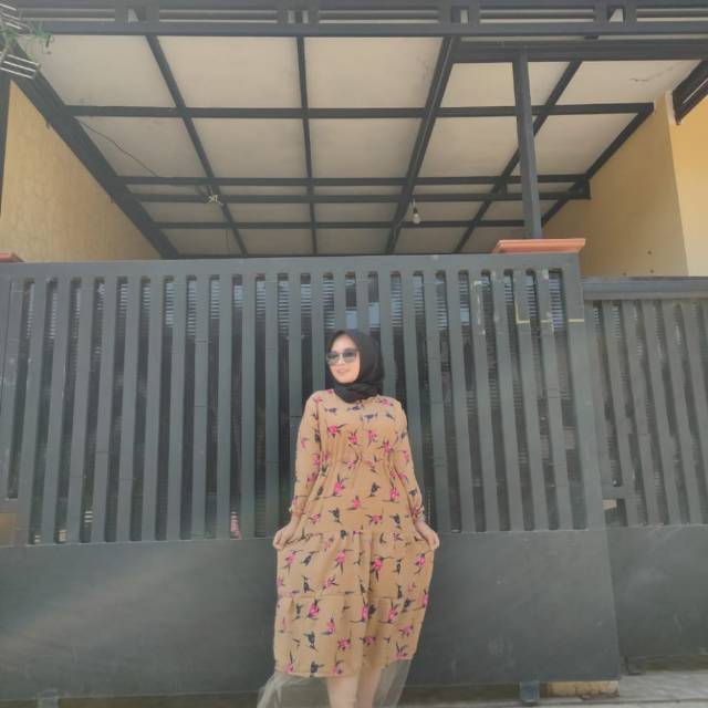 Dress tutu monalisa tulip / gamis monalisa