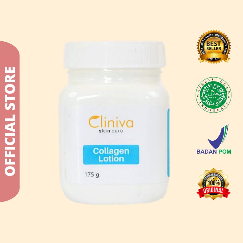 CLINIVA SKINCARE Collagen Lotion Untuk Mencerahkan Kulit 175 gr BPOM