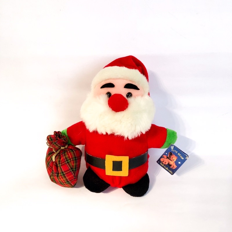 Boneka Santa clause / santaclaus import / boneka natal lucu / Hadiah natal anak / Pajangan natal / C