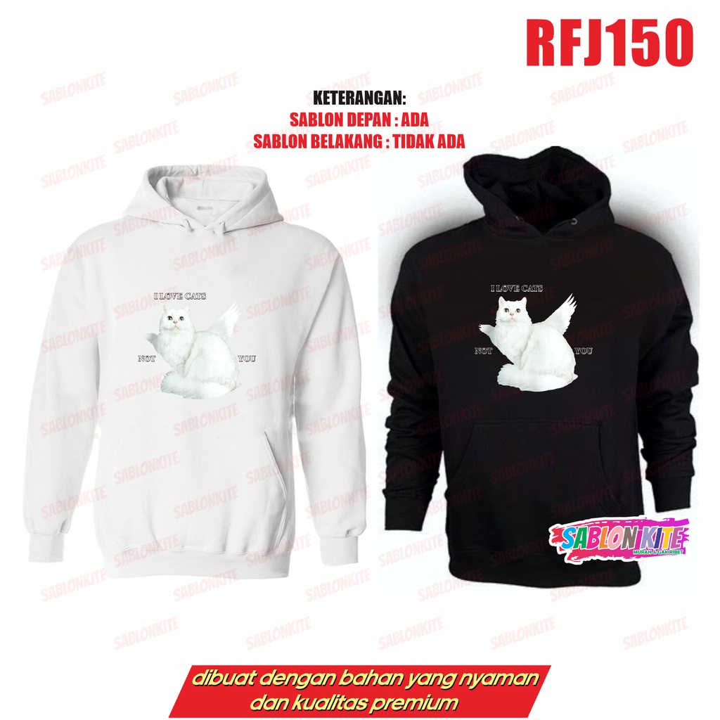 MURAH!!! SWEATER HOODIE NCT DREAM JAEMIN JISUNG I LOVE CATS GAMBAR RFJ150