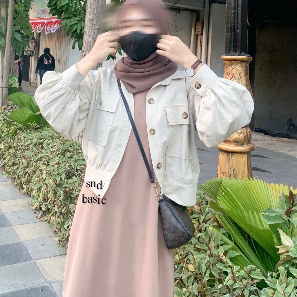 HD16:CARDIGAN CROP KO_KA MILENIAL OOTD REMAJA KEKINIAN BAHAN SHAKILA HQ