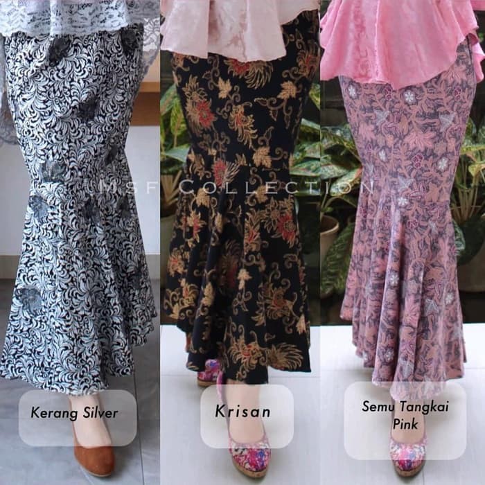 Rok Duyung / Bawahan Kebaya Motif Rambat dan Motif Lain