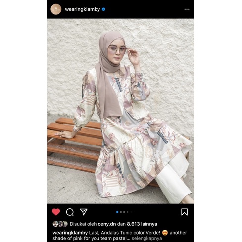 prelove andalas tunic wearing klamby