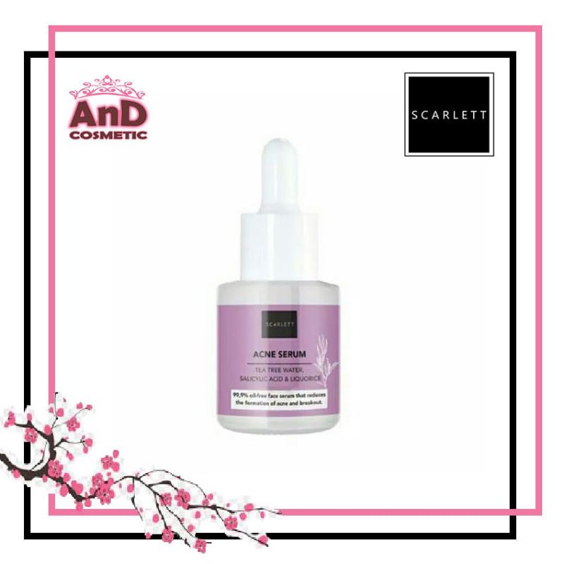 (Cuci Gudang) Scarlett Whitening Acne Serum [ 15ml ]