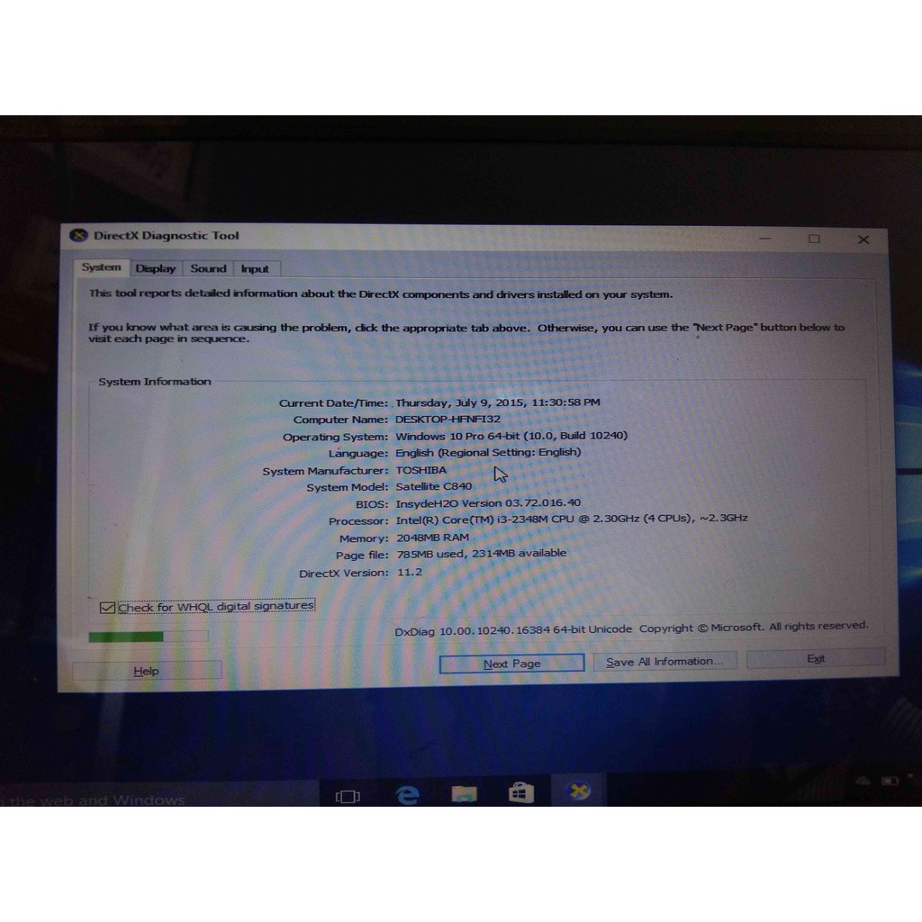 download driver toshiba satellite c840 windows 10 64 bit