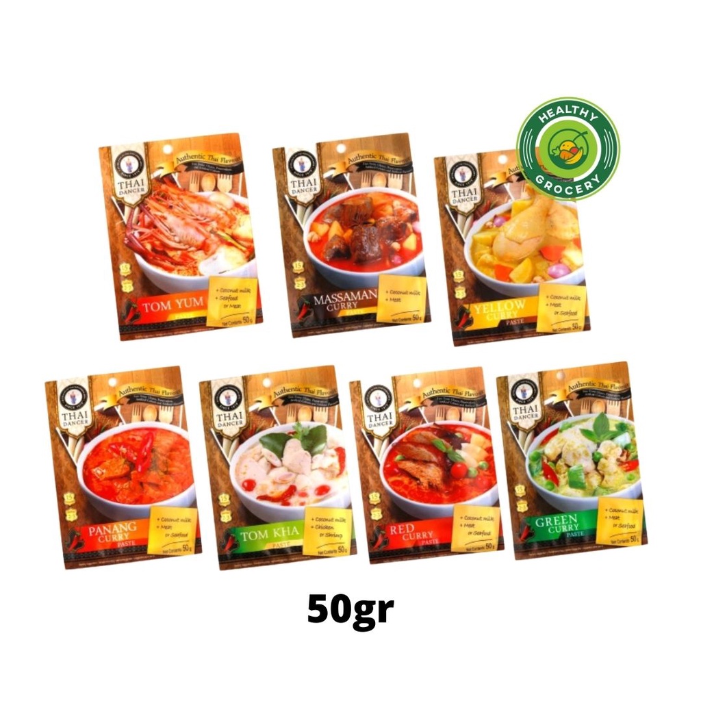 

Thai Dancer Bumbu Instan Curry 50gr All Varian