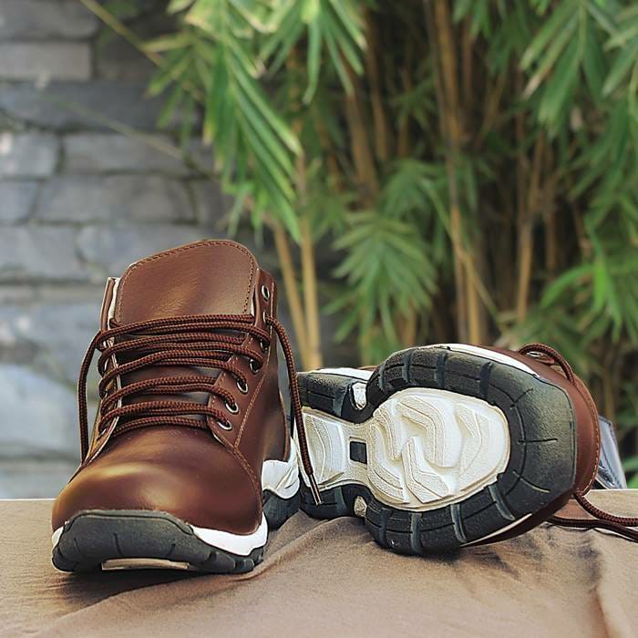 Termurah  Sepatu Boot Pria Keren Kulit