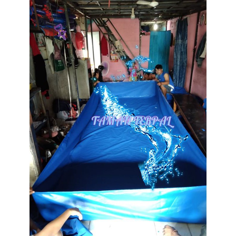 KOLAM TERPAL KOTAK ORCHID 1,6X4X0,5 /TERPAL ORCHID/KOLAM LELE/KOLAM IKAN/BUDIDAYA IKAN