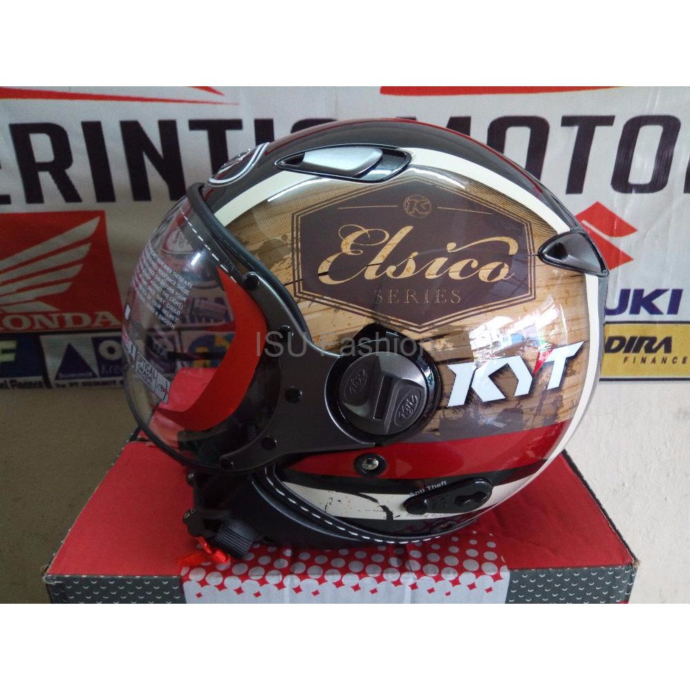 Helm KYT ELSICO COFFE BROWN