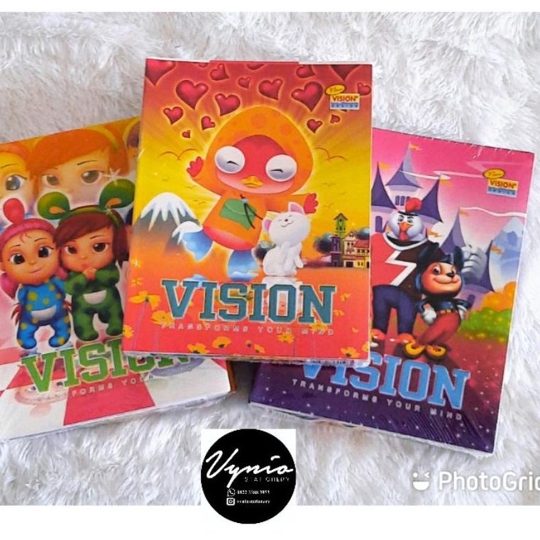 

[QiV㊙] BUKU TULIS VISION 32 //Koleksi favorit