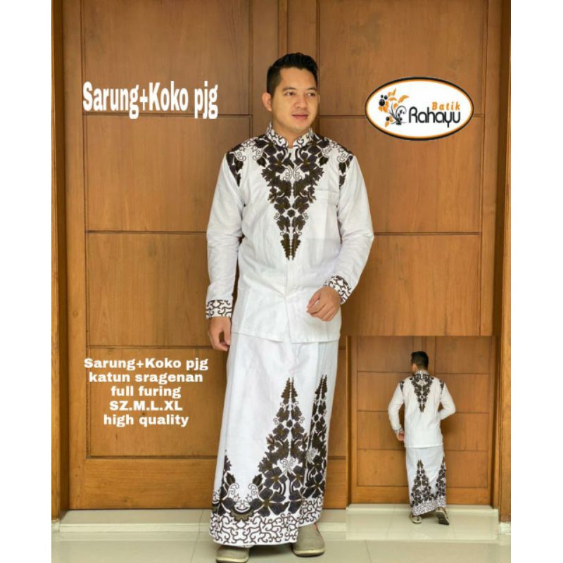 SARUNG+KOKO.SET SARKEM BATIK