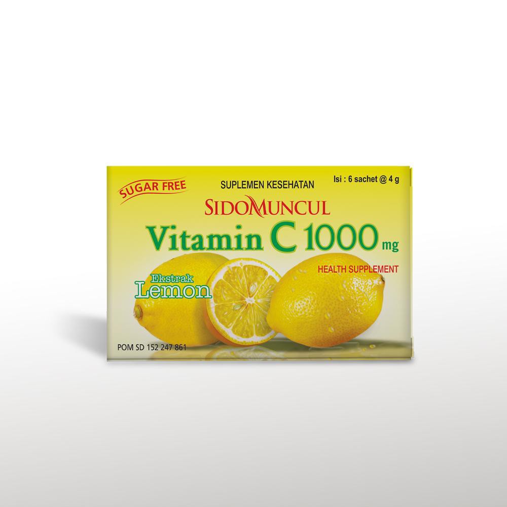 Sidomuncul Vitamin C 1000 Mg 3 Box Antioksidan Menjaga Daya Tahan Menghaluskan Kulit Shopee Indonesia