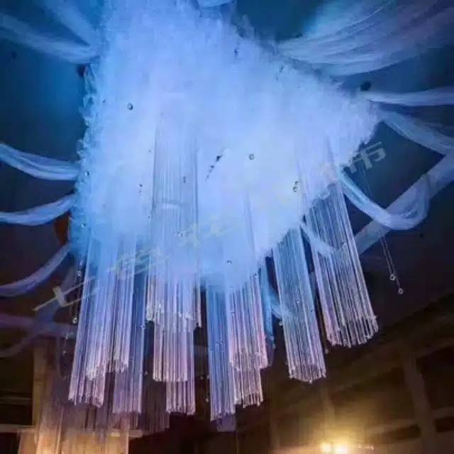 TIRAI BENANG GLITER PUTIH / GOLD / SILVER / CREAM / TIRAI GLITER DEKOR / TIRAI GLITTER PREMIUM