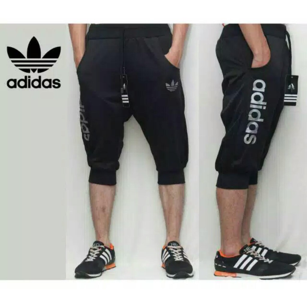  CELANA  JOGER PENDEK ADIDAS  RUNNING  GYM SPORT Shopee 